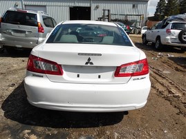 2011 MITSUBISHI GALANT 4DOOR FE WHITE 2.4 AT 203957